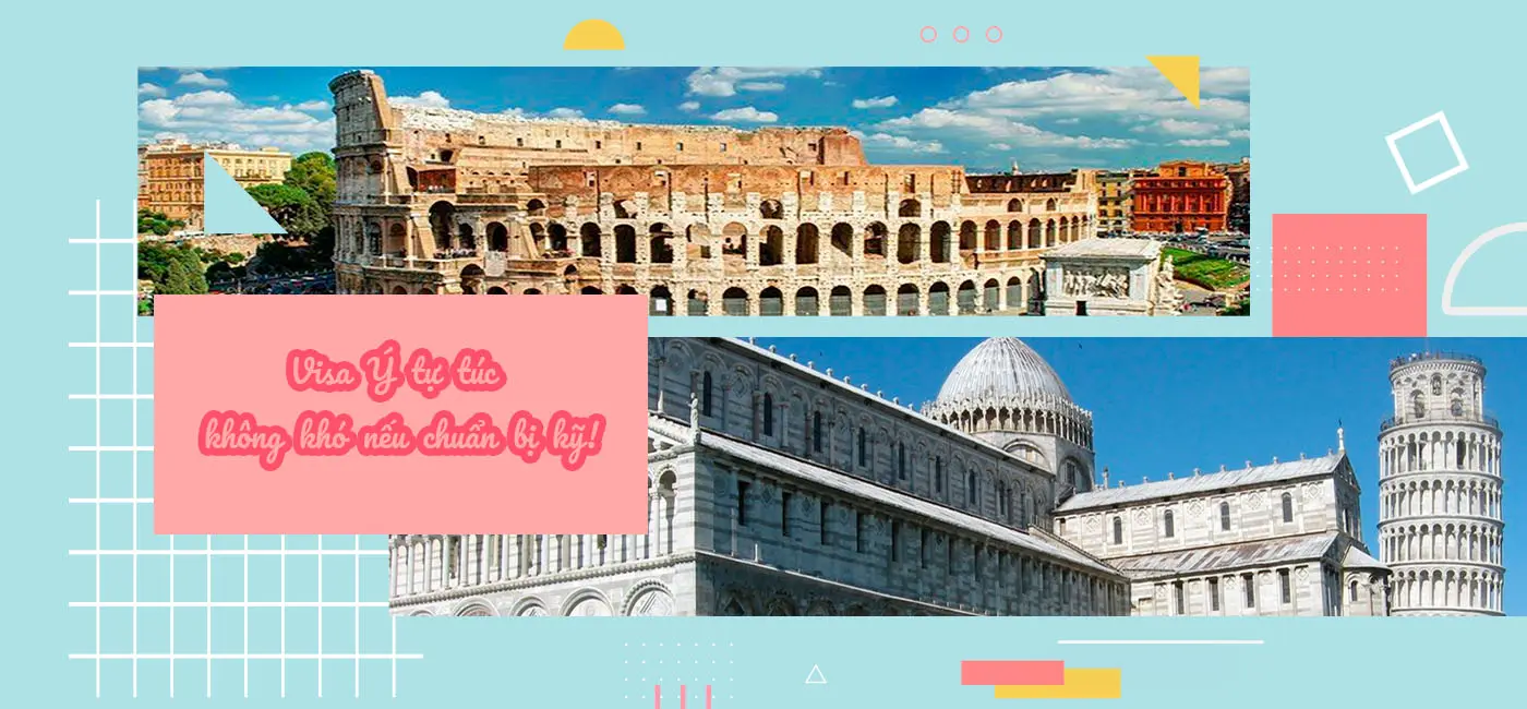 Xin visa du lịch Ý tự túc